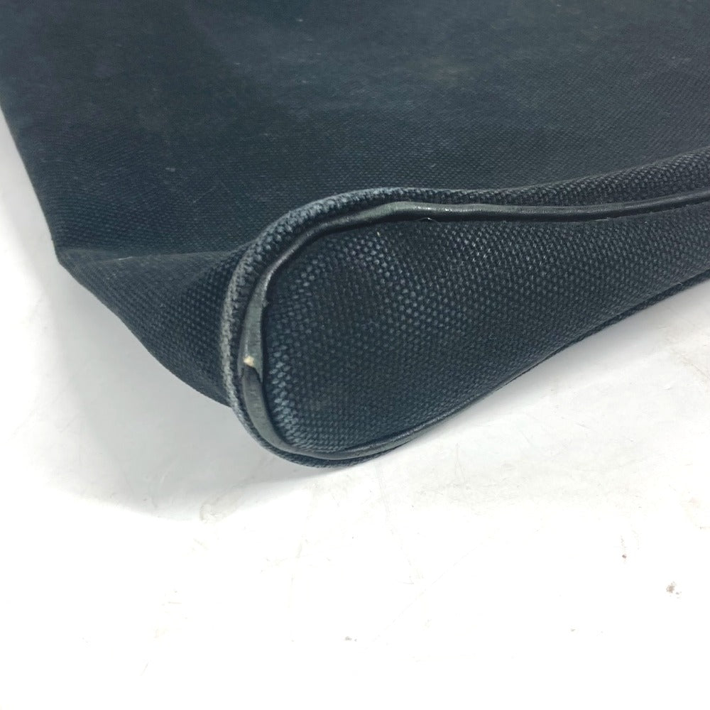 HERMES Handbag Leather / canvas black Sac Ibou PM unisex(Unisex) Used Authentic