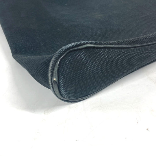 HERMES Handbag Leather / canvas black Sac Ibou PM unisex(Unisex) Used Authentic
