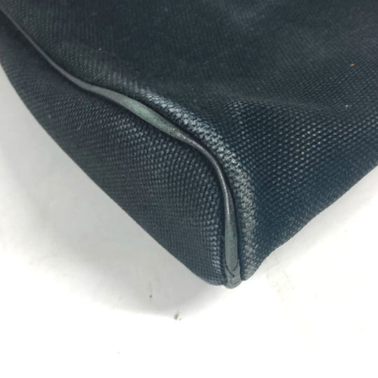 HERMES Handbag Leather / canvas black Sac Ibou PM unisex(Unisex) Used Authentic