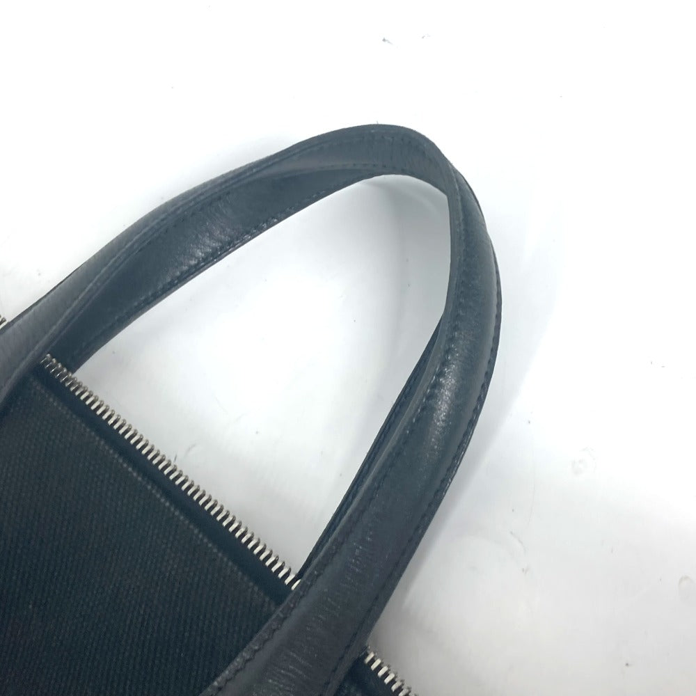 HERMES Handbag Leather / canvas black Sac Ibou PM unisex(Unisex) Used Authentic