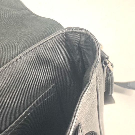 LOUIS VUITTON Shoulder Bag M30413 Taiga Leather, Monogram Eclipse Canvas black Thai Galama Monogram Eclipse Flap messenger unisex(Unisex) Used Authentic