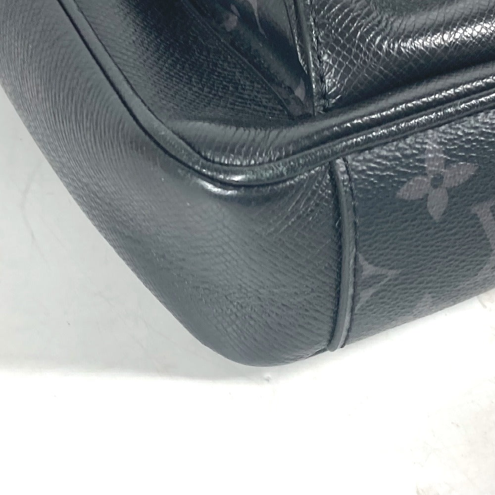 LOUIS VUITTON Shoulder Bag M30413 Taiga Leather, Monogram Eclipse Canvas black Thai Galama Monogram Eclipse Flap messenger unisex(Unisex) Used Authentic