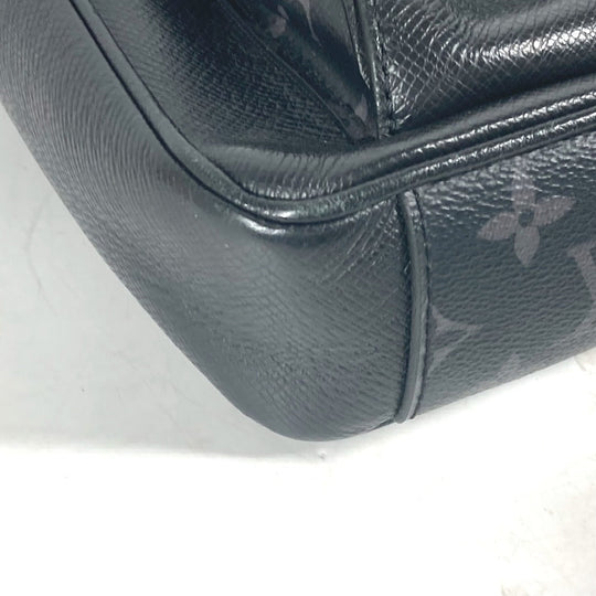 LOUIS VUITTON Shoulder Bag M30413 Taiga Leather, Monogram Eclipse Canvas black Thai Galama Monogram Eclipse Flap messenger unisex(Unisex) Used Authentic