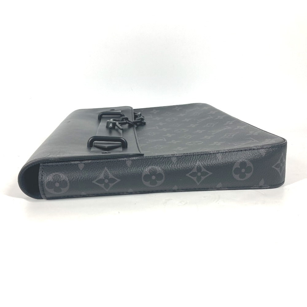 LOUIS VUITTON Clutch bag M80107 Monogram Eclipse Canvas black Monogram Eclipse Pochette steamer mens Used Authentic