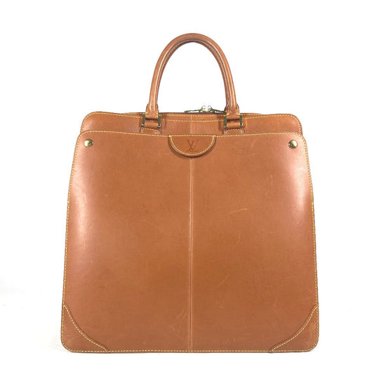 LOUIS VUITTON Handbag M80315 Nomad leather caramel Nomad Negev GM mens(Unisex) Used Authentic