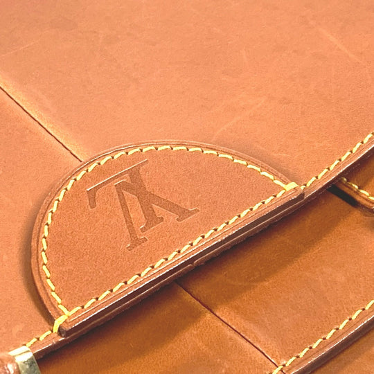 LOUIS VUITTON Handbag M80315 Nomad leather caramel Nomad Negev GM mens(Unisex) Used Authentic