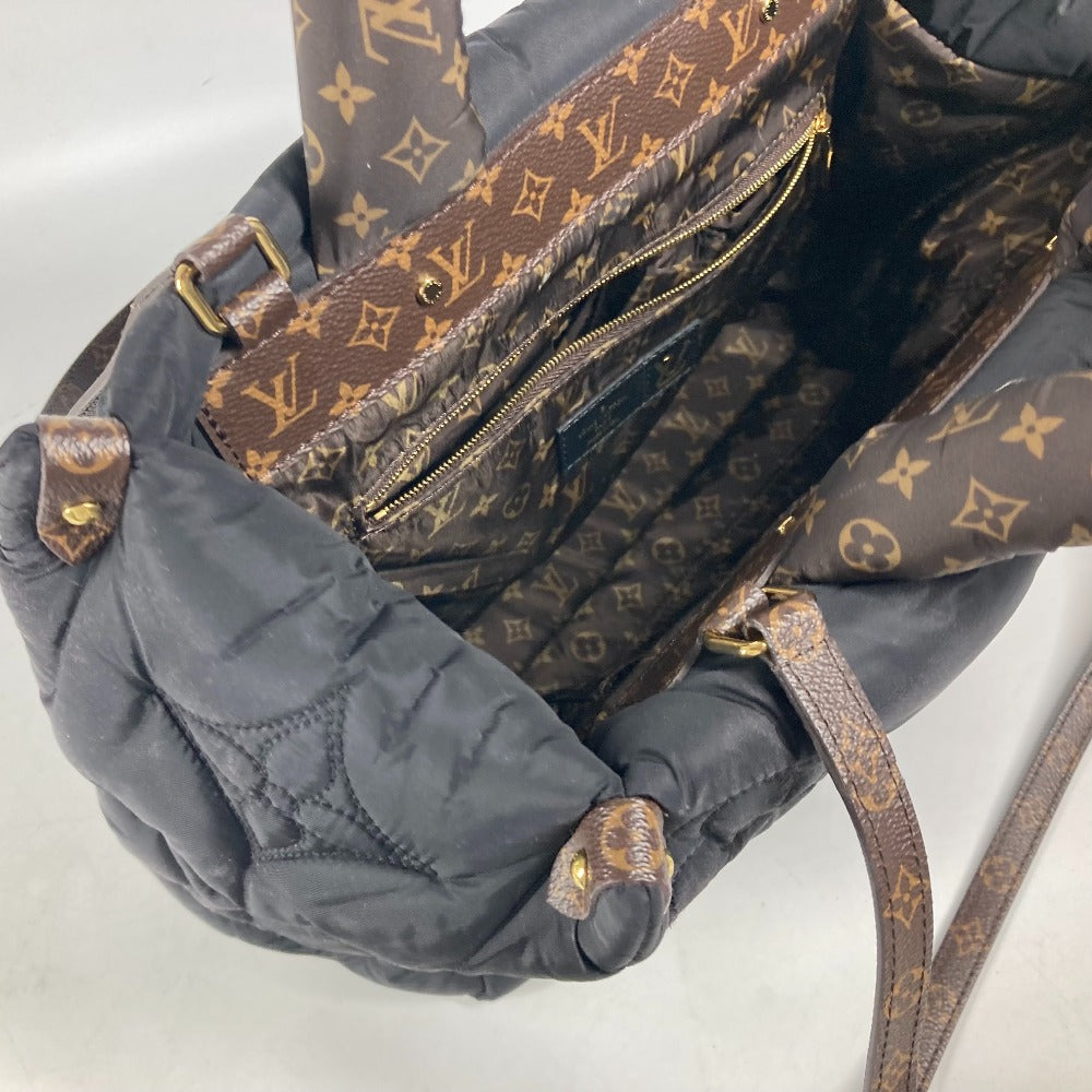 LOUIS VUITTON Shoulder Bag M21069 Nylon, Recycled Metallic Nylon black LV Pillow Monogram On the Go MM