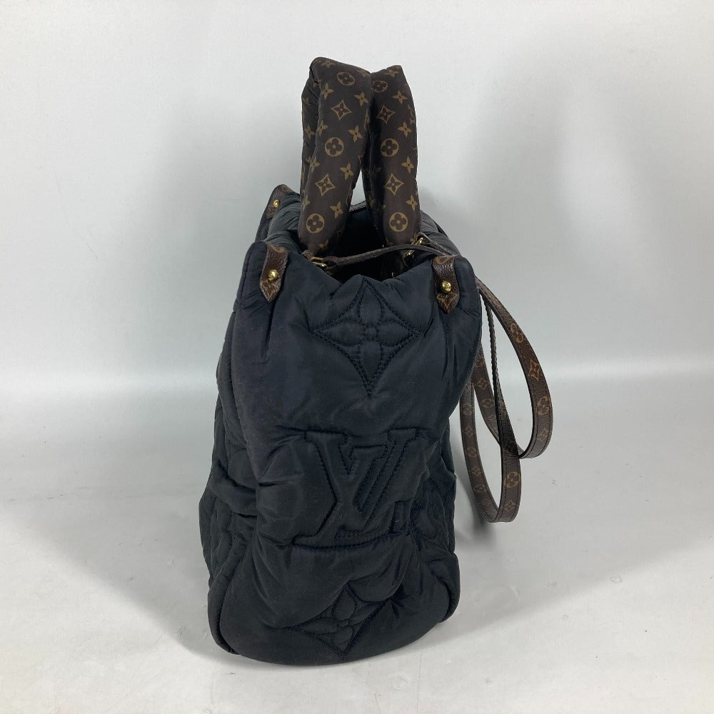 LOUIS VUITTON Shoulder Bag M21069 Nylon, Recycled Metallic Nylon black LV Pillow Monogram On the Go MM