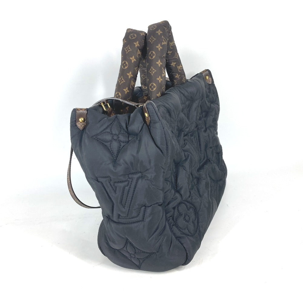 LOUIS VUITTON Shoulder Bag M21069 Nylon, Recycled Metallic Nylon black LV Pillow Monogram On the Go MM