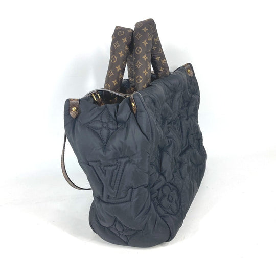 LOUIS VUITTON Shoulder Bag M21069 Nylon, Recycled Metallic Nylon black LV Pillow Monogram On the Go MM