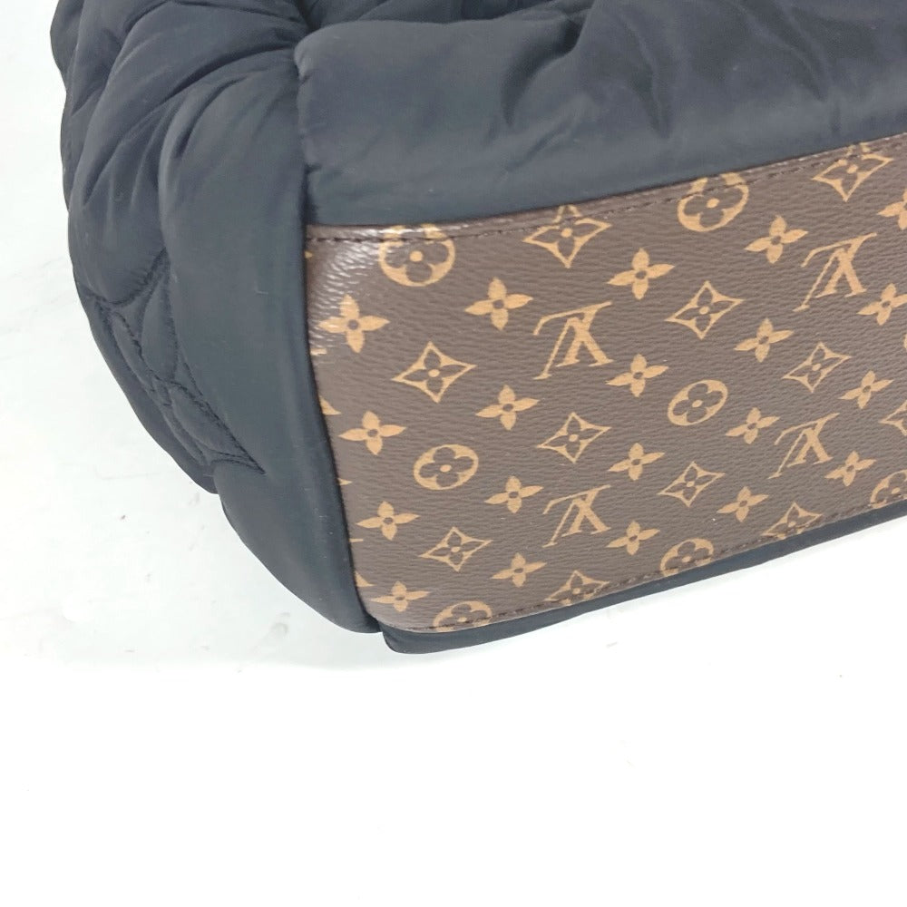 LOUIS VUITTON Shoulder Bag M21069 Nylon, Recycled Metallic Nylon black LV Pillow Monogram On the Go MM