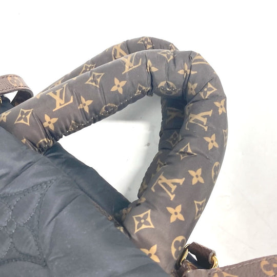 LOUIS VUITTON Shoulder Bag M21069 Nylon, Recycled Metallic Nylon black LV Pillow Monogram On the Go MM