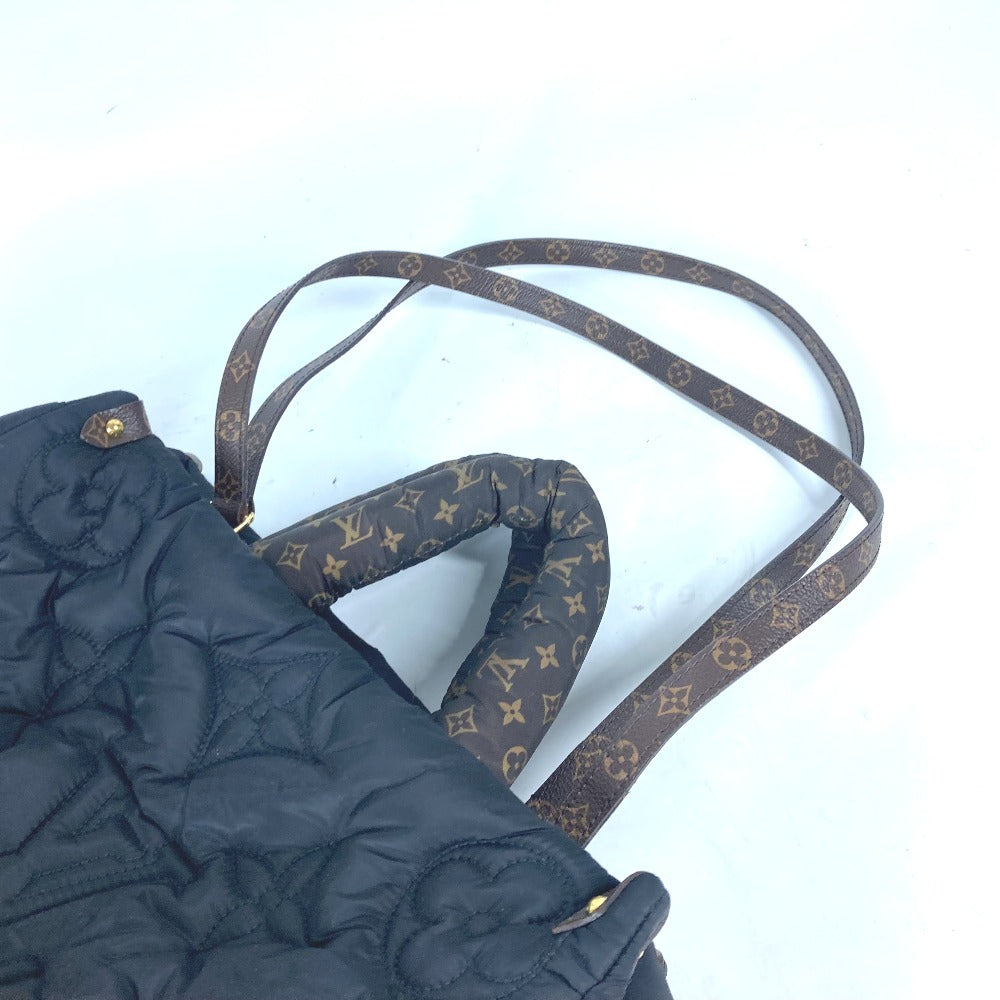 LOUIS VUITTON Shoulder Bag M21069 Nylon, Recycled Metallic Nylon black LV Pillow Monogram On the Go MM