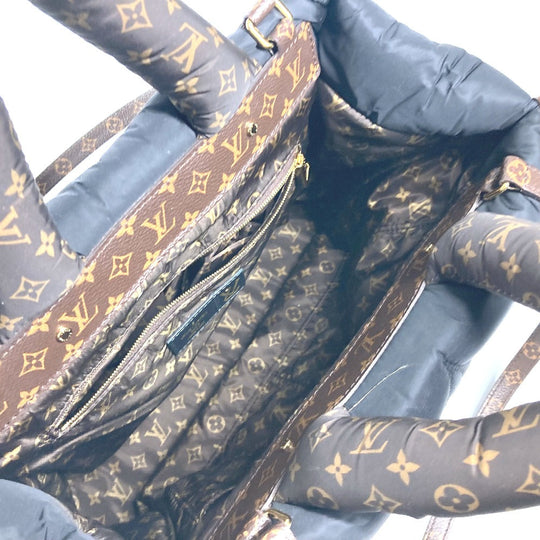 LOUIS VUITTON Shoulder Bag M21069 Nylon, Recycled Metallic Nylon black LV Pillow Monogram On the Go MM