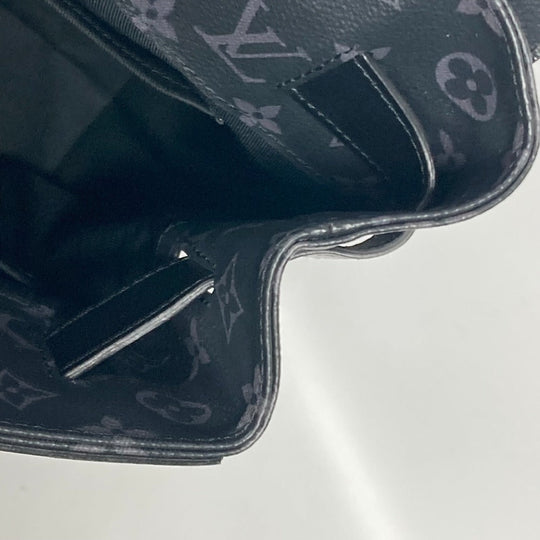 LOUIS VUITTON Handbag M44731 Monogram Eclipse Canvas black Monogram Eclipse Steamer PM mens Used Authentic