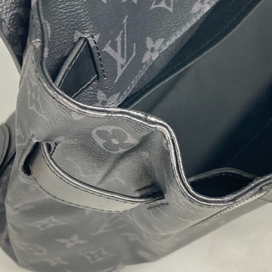 LOUIS VUITTON Handbag M44731 Monogram Eclipse Canvas black Monogram Eclipse Steamer PM mens Used Authentic