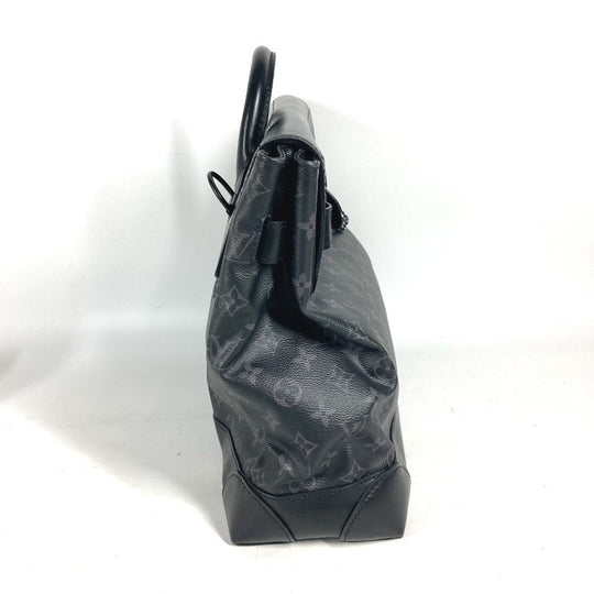 LOUIS VUITTON Handbag M44731 Monogram Eclipse Canvas black Monogram Eclipse Steamer PM mens Used Authentic