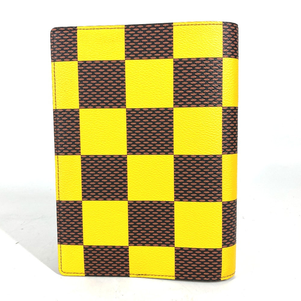 LOUIS VUITTON Note cover GI1035 Damier canvas yellow Damier Pop Notebook cover mens(Unisex) Used Authentic