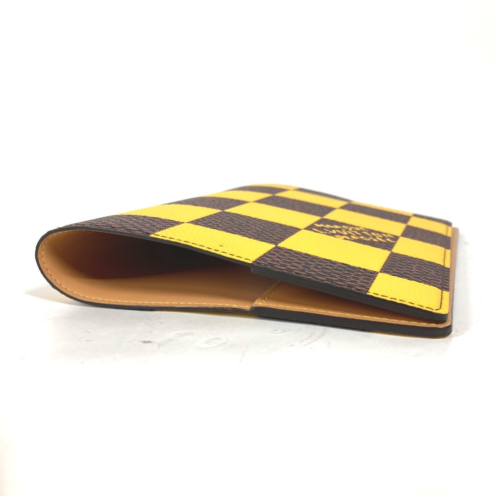 LOUIS VUITTON Note cover GI1035 Damier canvas yellow Damier Pop Notebook cover mens(Unisex) Used Authentic