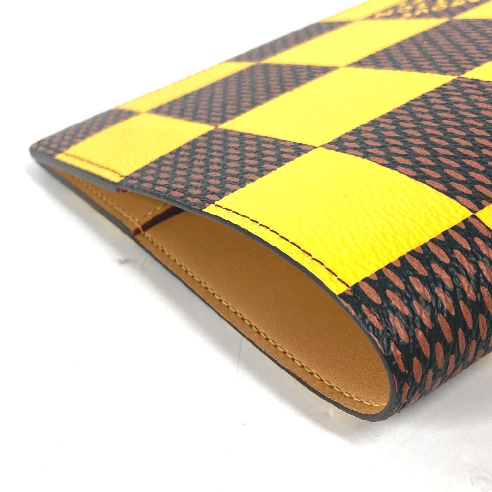 LOUIS VUITTON Note cover GI1035 Damier canvas yellow Damier Pop Notebook cover mens(Unisex) Used Authentic