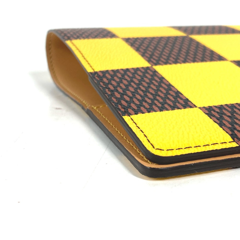 LOUIS VUITTON Note cover GI1035 Damier canvas yellow Damier Pop Notebook cover mens(Unisex) Used Authentic