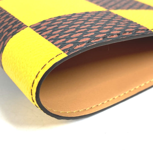 LOUIS VUITTON Note cover GI1035 Damier canvas yellow Damier Pop Notebook cover mens(Unisex) Used Authentic