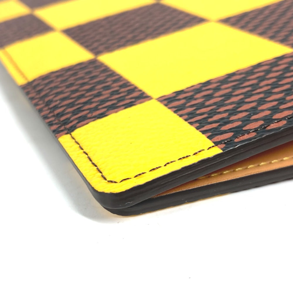 LOUIS VUITTON Note cover GI1035 Damier canvas yellow Damier Pop Notebook cover mens(Unisex) Used Authentic