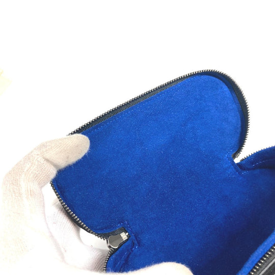 LOUIS VUITTON glasses case GI0654 Monogram Eclipse Canvas black Monogram Eclipse Etui Lunet GM mens Used Authentic