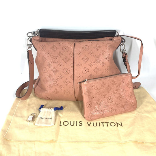 LOUIS VUITTON Shoulder Bag M94276 monogram mahina leather pink Monogram Mahina Serene PM