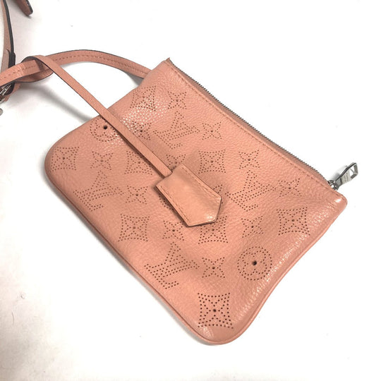 LOUIS VUITTON Shoulder Bag M94276 monogram mahina leather pink Monogram Mahina Serene PM