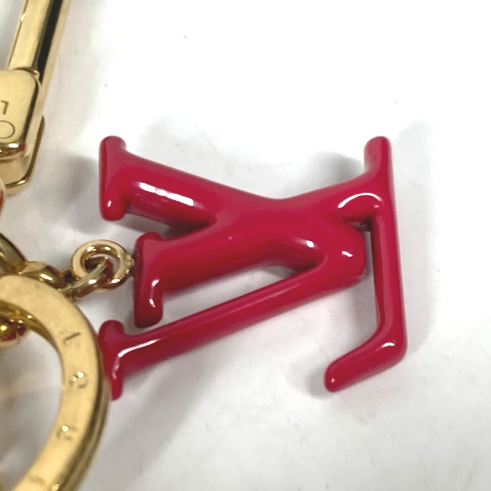 LOUIS VUITTON key ring M01967 leather white Dog Dalmatian Animogram Dog Keychain