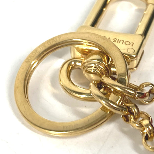 LOUIS VUITTON key ring M01967 leather white Dog Dalmatian Animogram Dog Keychain