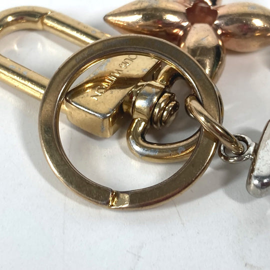 LOUIS VUITTON key ring M68449 metal multicolor LV logo Keychain LV New Wave