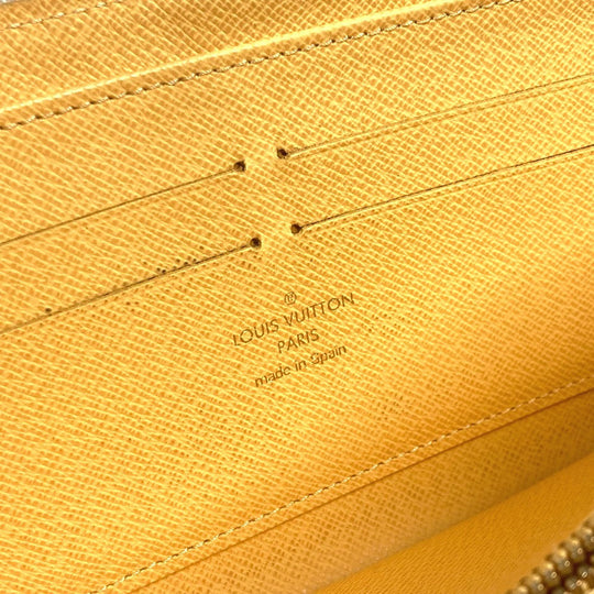 LOUIS VUITTON Long Wallet Purse N63006 Damier Azur Canvas white Damier Azur Balloon motif