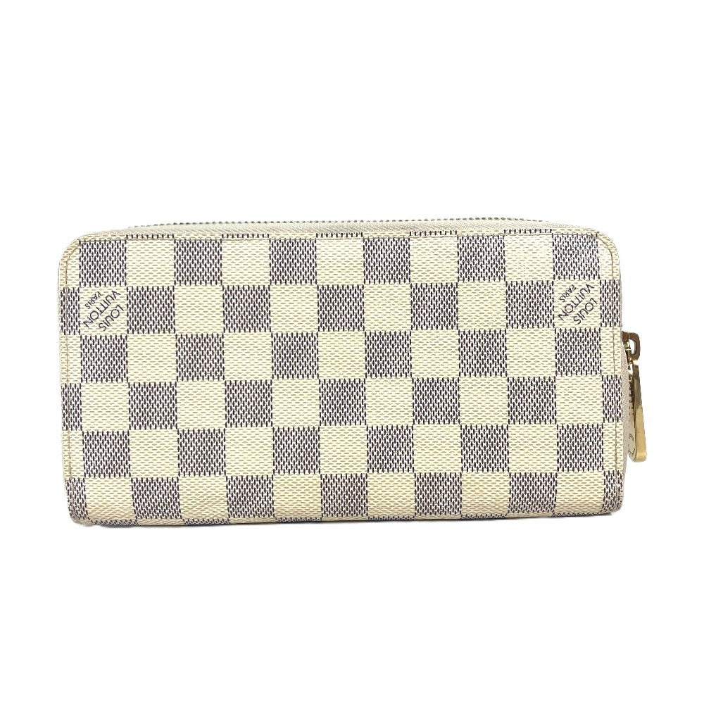 LOUIS VUITTON Long Wallet Purse N63006 Damier Azur Canvas white Damier Azur Balloon motif