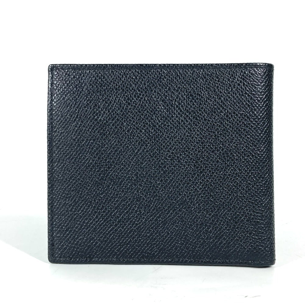 BVLGARI Folded wallet leather black logo