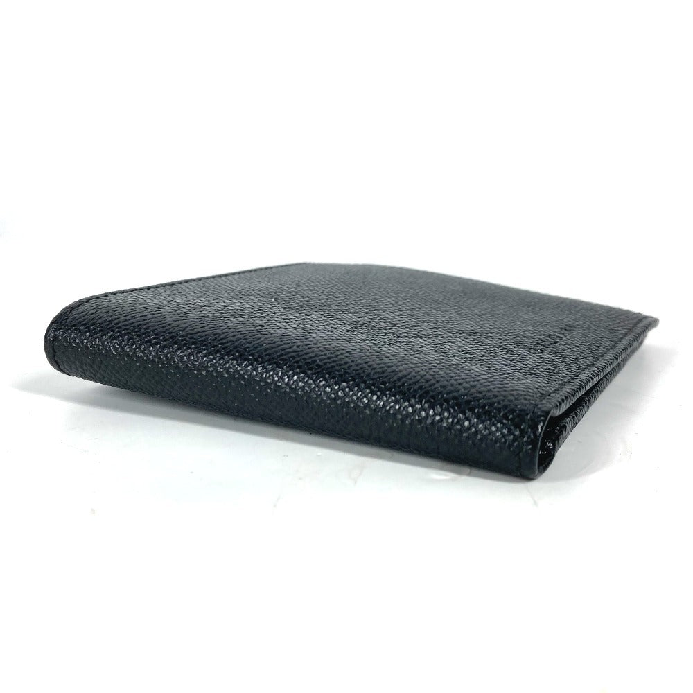 BVLGARI Folded wallet leather black logo