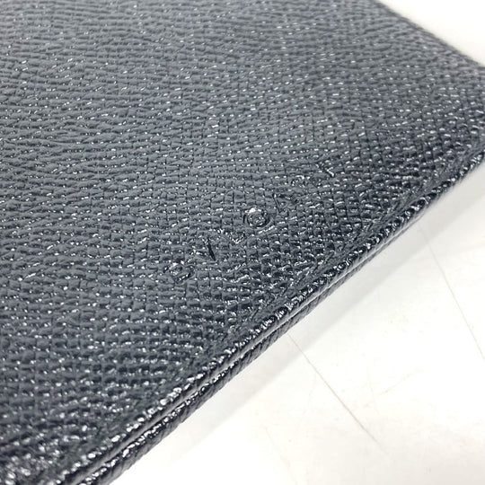 BVLGARI Folded wallet leather black logo