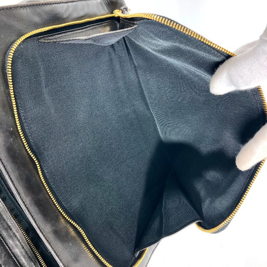CHANEL Shoulder Bag lambskin black vintage CC COCO Mark logo
