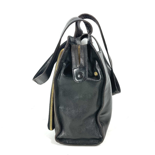 CHANEL Shoulder Bag lambskin black vintage CC COCO Mark logo