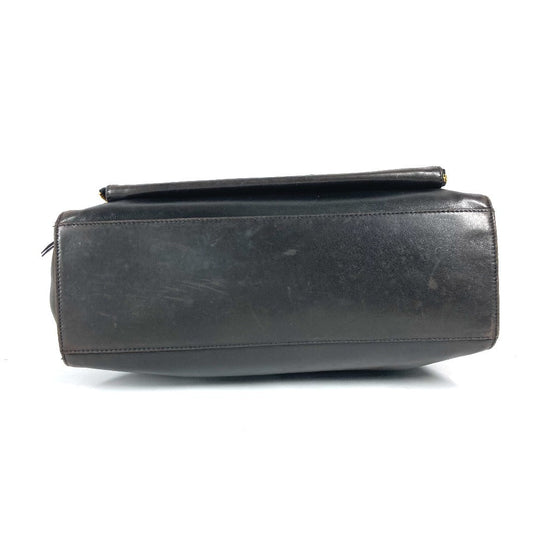 CHANEL Shoulder Bag lambskin black vintage CC COCO Mark logo