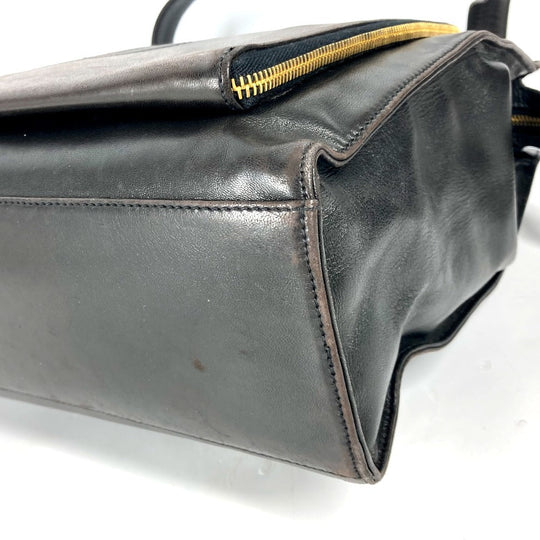 CHANEL Shoulder Bag lambskin black vintage CC COCO Mark logo