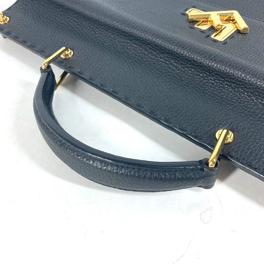 FENDI Business bag 7VA462 leather black Bag Handbag Tote Bag Briefcase Double Face