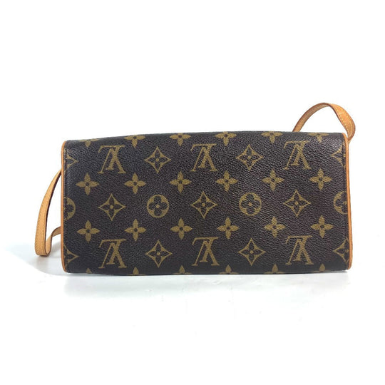 LOUIS VUITTON Shoulder Bag M51852 Monogram canvas Brown Monogram Pochette Twin GM