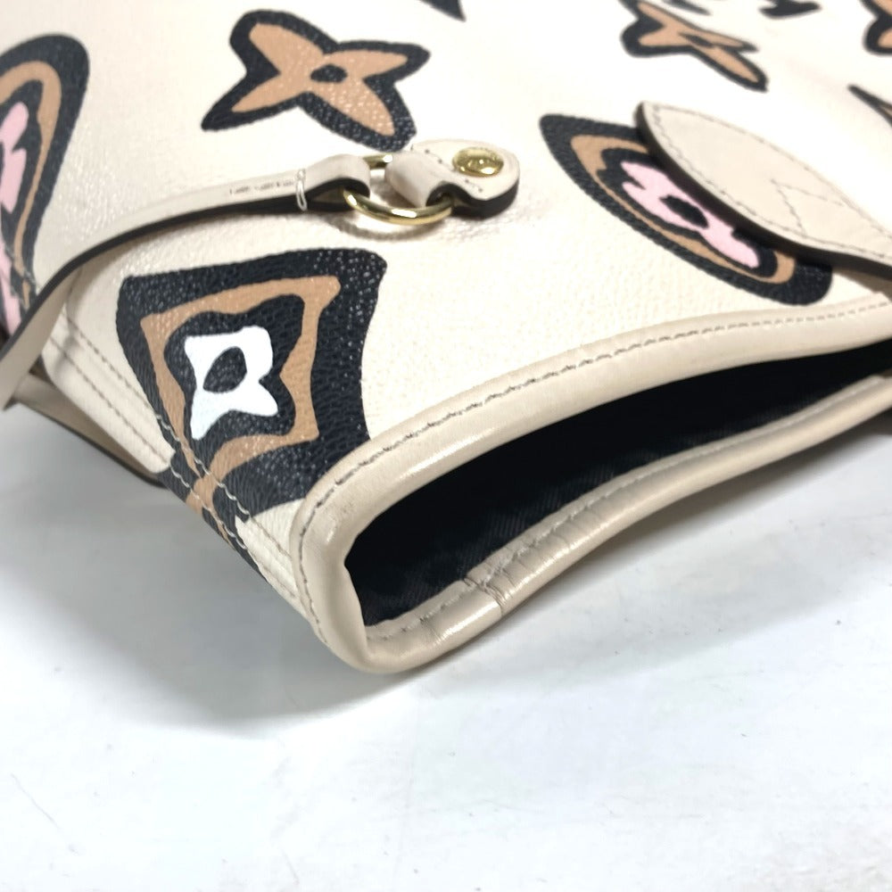 LOUIS VUITTON Shoulder Bag M45819 PVC / Leather beige Wild at Heart Capsule Collection Neverfull MM