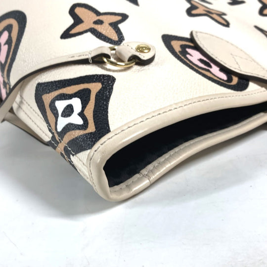 LOUIS VUITTON Shoulder Bag M45819 PVC / Leather beige Wild at Heart Capsule Collection Neverfull MM