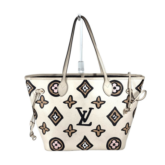 LOUIS VUITTON Shoulder Bag M45819 PVC / Leather beige Wild at Heart Capsule Collection Neverfull MM