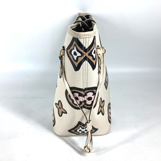 LOUIS VUITTON Shoulder Bag M45819 PVC / Leather beige Wild at Heart Capsule Collection Neverfull MM