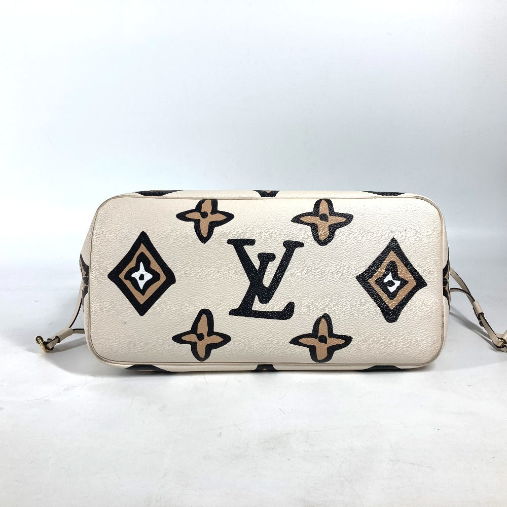 LOUIS VUITTON Shoulder Bag M45819 PVC / Leather beige Wild at Heart Capsule Collection Neverfull MM