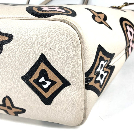 LOUIS VUITTON Shoulder Bag M45819 PVC / Leather beige Wild at Heart Capsule Collection Neverfull MM